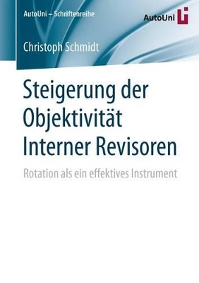 Cover of Steigerung der Objektivität Interner Revisoren