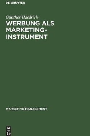 Cover of Werbung als Marketinginstrument