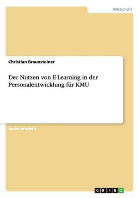 Book cover for Der Nutzen von E-Learning in der Personalentwicklung für KMU