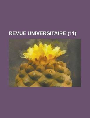 Book cover for Revue Universitaire (11)