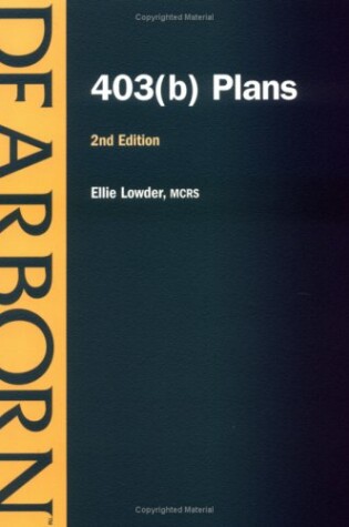 Cover of 403(B) Plans