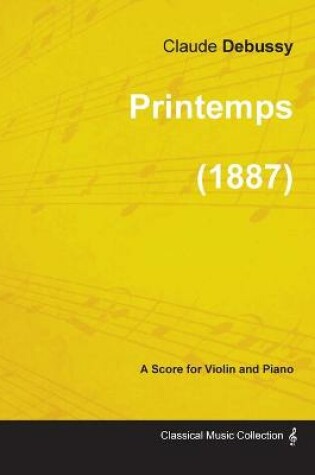 Cover of Printemps - For Violin and Piano (1887)