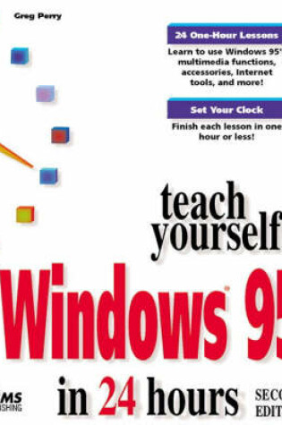 Cover of Sams Teach Yourself Windows 95 in 24 Hours, Second Edition