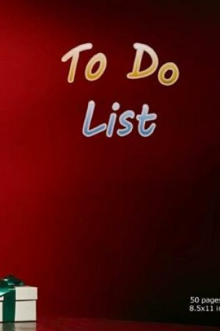 Cover of to do list