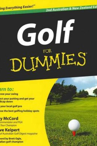 Cover of Golf for Dummies, Australian and New Zealand Edition