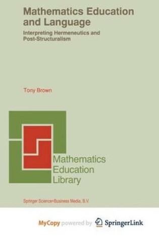 Cover of Mathematics Education and Language