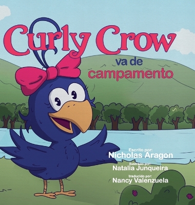 Book cover for Curly Crow va de campamento