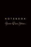 Book cover for Notebook Black Paper Edition