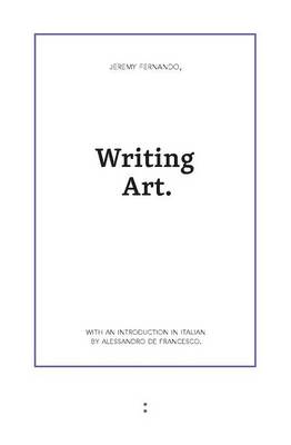 Book cover for Writing Art