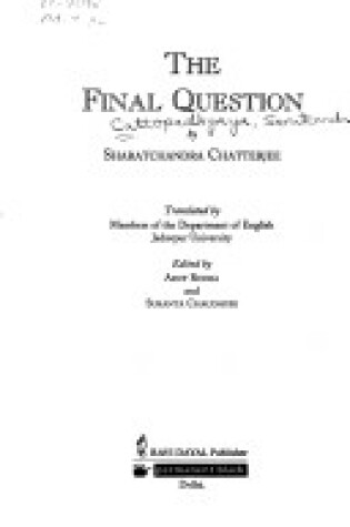 Cover of The Final Question