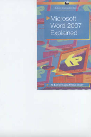 Cover of Microsoft Word 2007 Explained