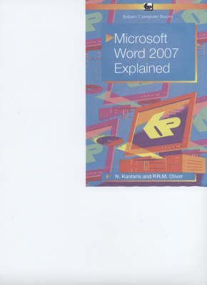 Book cover for Microsoft Word 2007 Explained