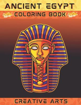 Book cover for Ancient Egypt Coloring Book