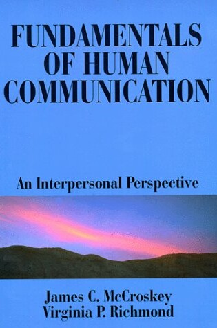 Cover of Fundamentals of Human Communication