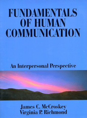 Book cover for Fundamentals of Human Communication