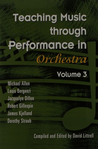 Cover of Teaching Music through perf. in Orchestra