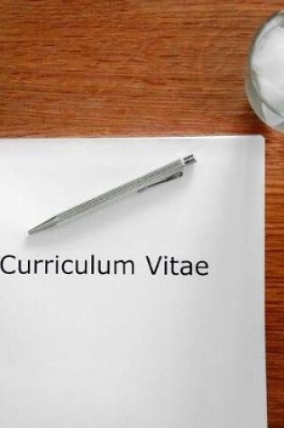 Cover of Curriculum Vitae Notebook