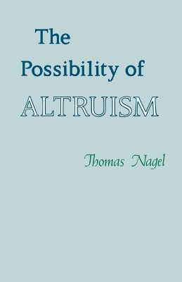 Book cover for The Possibility of Altruism