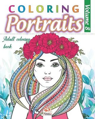 Book cover for Coloring portraits 8