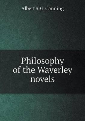 Book cover for Philosophy of the Waverley novels