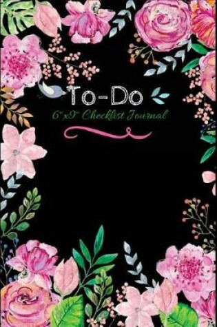 Cover of To-Do 6x9 Checklist Journal