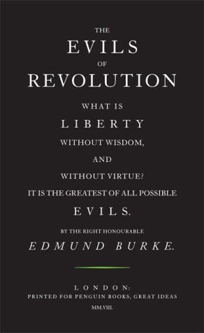 Book cover for The Evils of Revolution