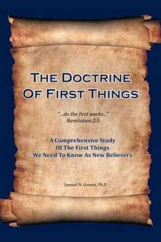 Cover of The Doctrine of First Things