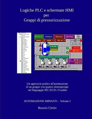 Book cover for Logiche Plc E Schermate Hmi Per Gruppi Di Pressurizzazione