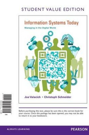 Cover of Information Systems Today, Student Value Edition