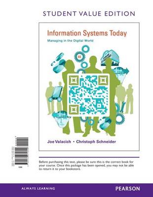 Book cover for Information Systems Today, Student Value Edition