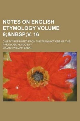 Cover of Notes on English Etymology Volume 9;