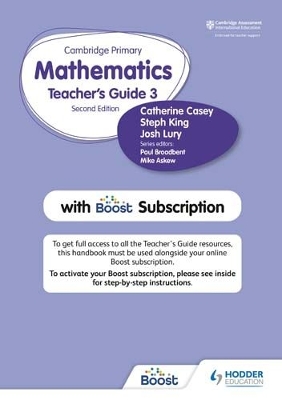 Book cover for Hodder Cambridge Primary Mathematics Teacher's Guide Stage 3 with Boost Subscription