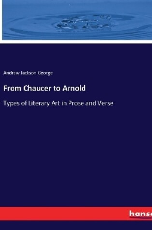 Cover of From Chaucer to Arnold
