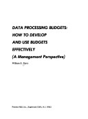 Book cover for Data Processing Budgets