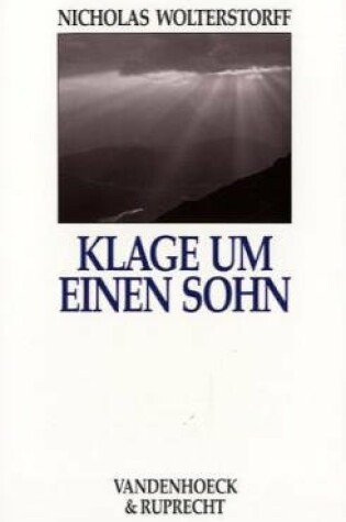 Cover of Klage Um Einen Sohn