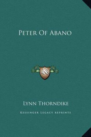 Cover of Peter of Abano