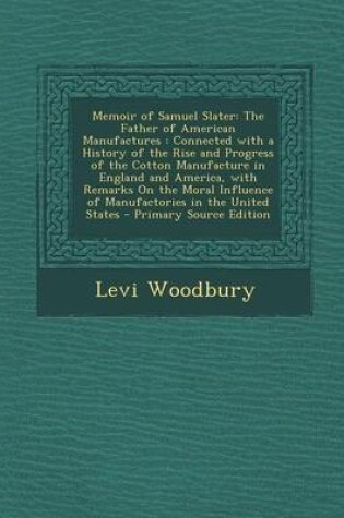 Cover of Memoir of Samuel Slater