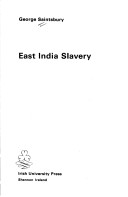 Book cover for East India Slavery