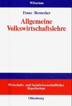 Cover of Allgemeine Volkswirtschaftslehre