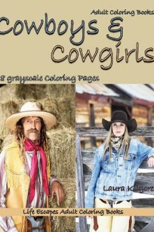 Cover of Adult Coloring Books Cowboys & Cowgirls