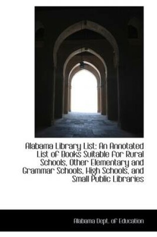 Cover of Alabama Library List