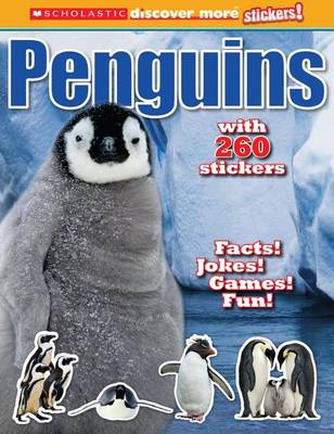 Cover of Penguins (Scholastic Discover More with Stickers)