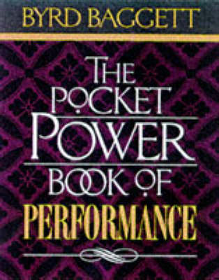 Book cover for The Pocket Power Book of Performance