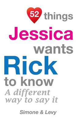 Book cover for 52 Things Jessica Wants Rick To Know