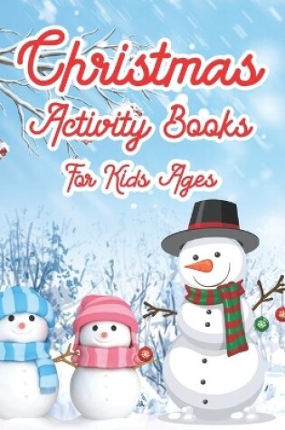 Cover of Christmas Activity Books For Kids Ages