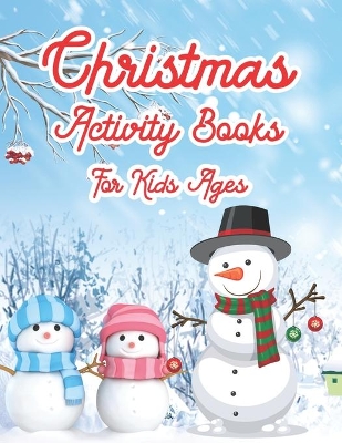 Book cover for Christmas Activity Books For Kids Ages