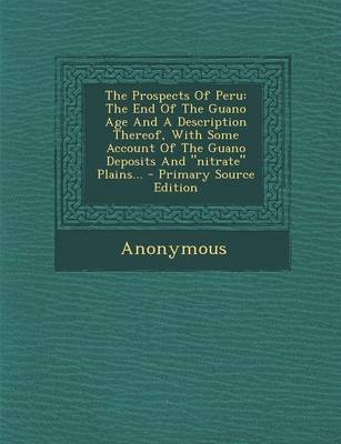 Book cover for The Prospects of Peru