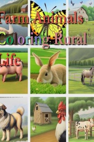 Cover of Farm Animals Coloring Rural Life