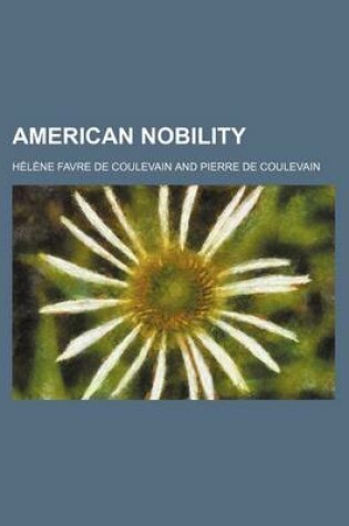 Cover of American Nobility