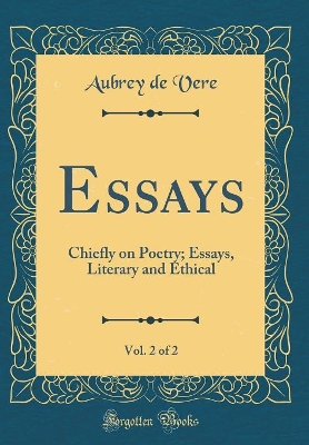 Book cover for Essays, Vol. 2 of 2